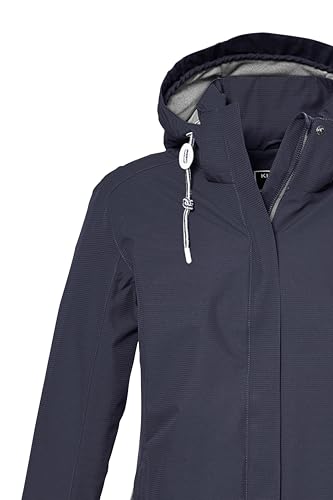 Veste imperméable femme Killtec Kos 61 avec capuche amovible pour extérieur