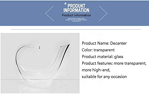 Decanter Wijnkaraf, klassieke wijnbeluchter, 100% loodvrije kristallen wijnkaraf, rode wijnkaraf, wijncadeaus… - Image 5