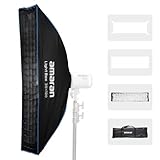 amaran Light Box 30x120 | 30x120cm狭長矩形ソフトボックス | Bowensマウント対応 | 広い照射面積をカバー | 1秒で設置、携帯用バッグ付属