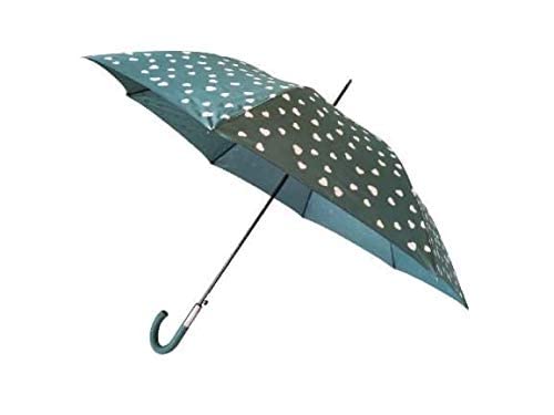 Goodforgoods Paraguas Que Cambia de Color con la Lluvia, para Adultos, Mujeres, Hombres, de Apertura automática, Resistente al Viento con un diámetro de 105 cm. (Verde 1) Cover