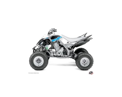 Kit déco Yamaha 700 Raptor Kutvek Stripe noir autocollant quad