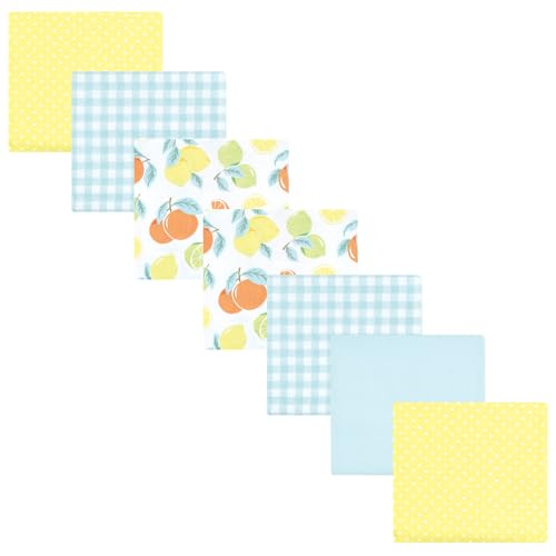 Image of Luvable Friends Little Treasure Flannel Receiving Blankets 7pk