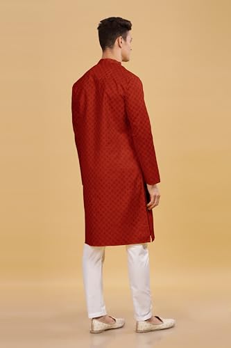 Image of BE ACTIVE Cotton Kurta for Men | Traditional and Stylish Design | Indian Kurta | Full Sleeve Kurta