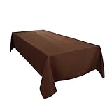 HIGHFLY Linen Rectangle Tablecloth 60 X 102 Inch Waterproof Coffee Tablecloth for Dining Room Restau