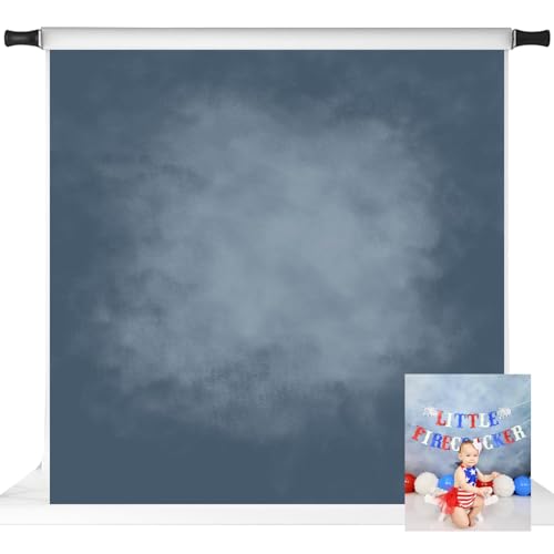 Toile de fond en tissu bleu photo Kate 2,4x24,4 m de studio