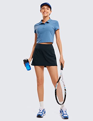 CRZ YOGA Womens Pleated Tennis Skirts with Pockets High Waisted Athletic Golf Skorts for Women Soft Breathable Cute3