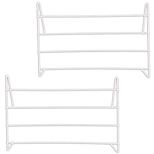 Homatz 4 Bar Radiator Airer Towel Rack (Pack of 2) Sturdy Metal Drying Clothes Rails & Towel Holder for Over Radiator Drying Rack - Compact Indoor Laundry Drying Solution