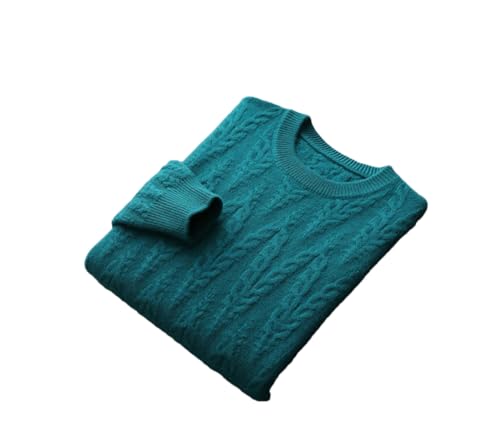 Men's O-Neck Loose Pullovers Warm Crew Neck Long Sleeve Sweaters Youth Thicken Knit Pullovers