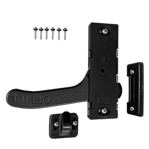 Yidueace Cerradura de puerta de ventana, piezas de bloqueo de ventana para y exterior, resistente a la intemperie