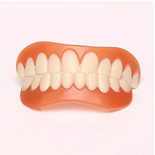 Kantion Cosmetic Veneers Snap on Smile Teeth,Karing Veneers with[Easy to Set][Natural Shade],Snap Veneers Teeth for Women Man