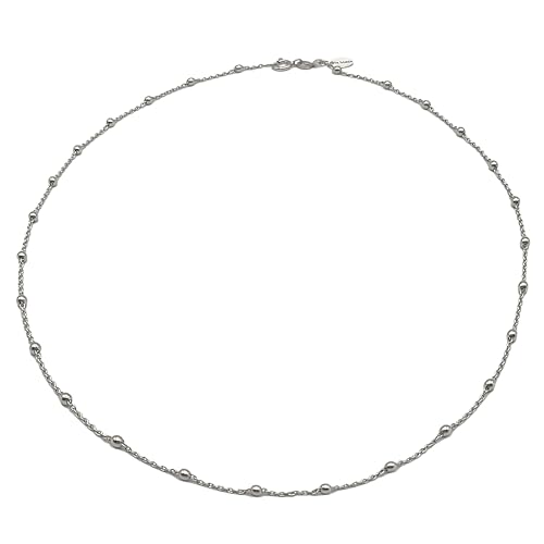 Collier à blés en argent 925 massif : bijou femme chic au design glamour raffiné