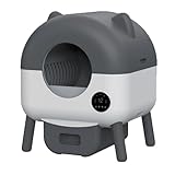 ExploreHorizon Self-Cleaning Cat Litter Box with Large Capacity and Automatic Cleaning