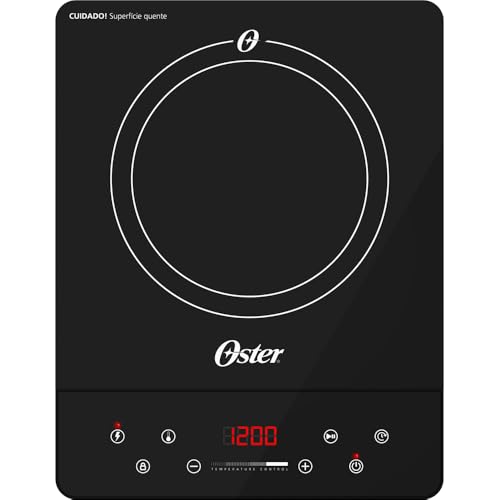 Cooktop de Indução 1 Boca Oster Touch Screen Portátil - 127V