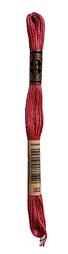 Image of DMC 6-Strand Embroidery Cotton 8.7yd Bundle - Cranberry Color Family - 6 Skeins of Thread