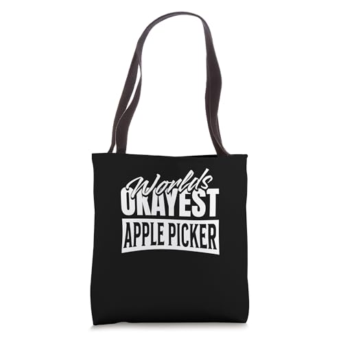Apple Picker Orchard wisdom Fruit acrobat Apple Picking Tote Bag