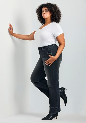 Women's Plus Size Kira Wide Leg Jean3