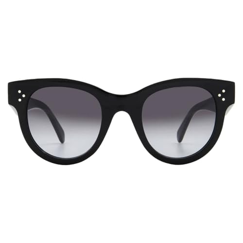 Celine Smoke Gradient Oval Ladies Sunglasses CL4003IN 01B 48