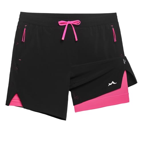 Image of maamgic Men's Athletic Running Shorts with Liner Ultra Lightweight Workout Shorts 5 inch / 7 inch