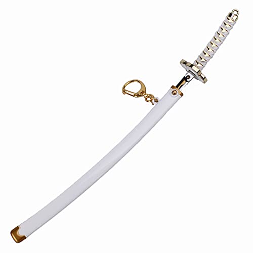 Demon Slayer Samurai Sword Katana Knife Keychain Weapon Model 22Cm 1/6 Action Figure Accessories Mini Weapons (D) #TOP1