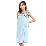 Caractère sexuel: Non LUOSI Pyjamas Serviettes De Bain Fashion Lady Filles Wearable Séchage Rapide Bain Magique Serviette De Plage Jupe Peignoir De Nuit Demoiselle d\'honneur Robes Pyjamasque Woman