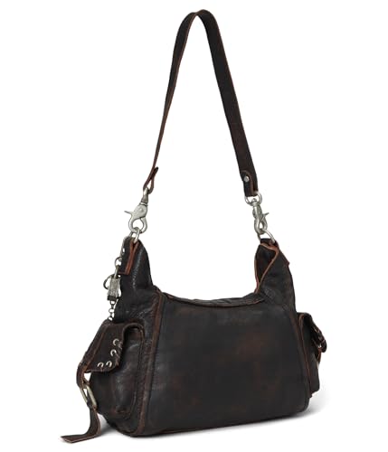 Free People We The Free Baby Leigh Distressed Tote Bag, Aged Graphite2