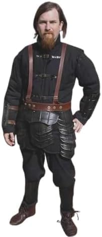Medieval Full Body Steel Armor Set – Handmade Knight Plate Armor with Cuirass, Pauldrons, Arms & Leg Guards for LARP, Reenactment & Cosplay