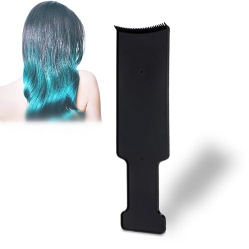 Balayage Board With Teeth, Balayage Highlighting Board Tint Comb Plate, Hair Dyeing Brush Highlight Board for Hair Coloring Dyeing DIY Hairdressing Styling Tool (L)