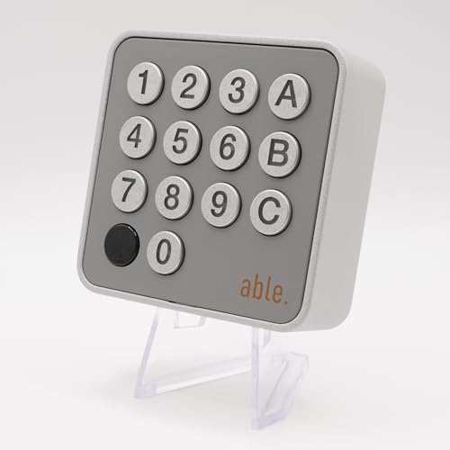 V2 KIBO-R C.47 Devient (ABLE. - AX KEY-B 433 Contrat 47) - Clavier à code radio sans fil - Remplace le V2 KIBO-R C.47 - Fréquence : 433MHz - Nouveauté 2025 + 1 Goodies DOMOBIP