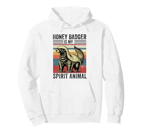 Honey Badger Is My Spirit Funny Honey Badger ���B���e�[�W ���g�� �p�[�J�[