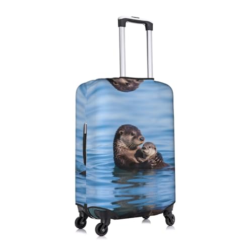 Sea Otter Suitcase Covers for Luggage, Dustproof Anti-scratch Wheeled Case Cover, Washable Protector Fits 18" - 21" Suitcases3
