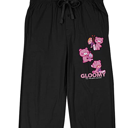 Bioworld Gloomy Bear 3 Men's Black Sleep Pajama Pants2