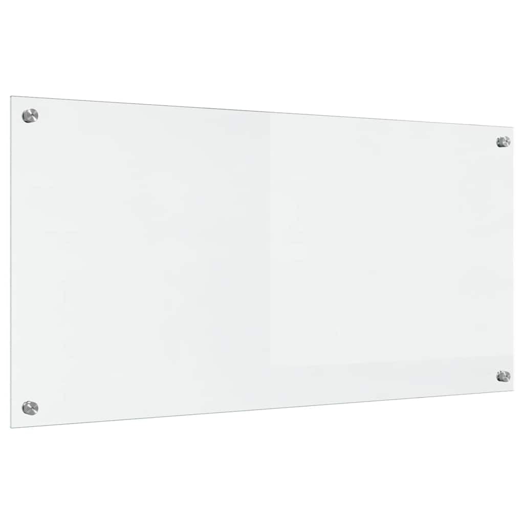 Solivagant Küchenrückwand Transparent 100 x 50 cm Gehärtetes Glas, Küche Esszimmer,Küchenhelfer -utensilien, 11 kg-42018030