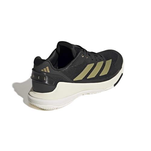 adidas Herren Crazyquick Lightstrike Padel Shoes, Off White/core Black/Gold met., 42 EU – Ansicht 6