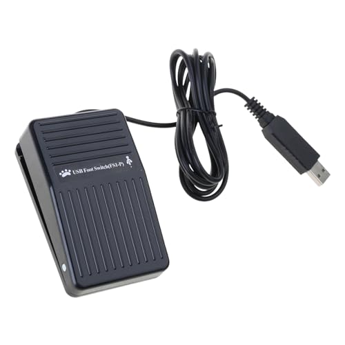 MLWSKERTY Easy to Use USB Foot Pedal for Customs Key Action Keyboards for Multimedia Professional for Video Game