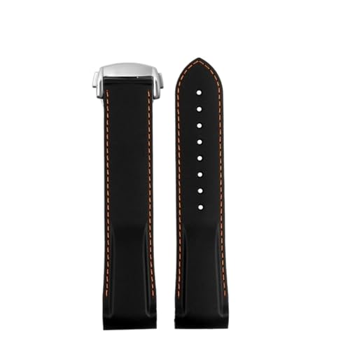 Correa de goma de 22mm para reloj Hamilton Khaki Navy en actividades de buceo