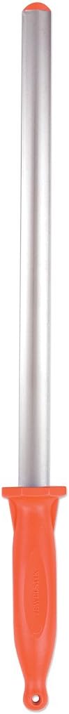 Jewelstik 10-Inch Gourmet Diamond Knife Sharpener, Black/Orange