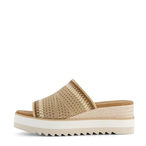 TOMS Women's Diana Mule Dark Beige, 7.5 Medium