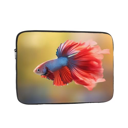 Peacock Fish Laptop Sleeve Case 15 Inch Suitable For Notebook Computer Tablet Traveling Carrying Simple Case