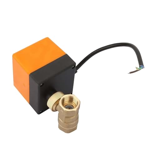 Válvula de bola roscada eléctrica DN25 de 3 cables para control de agua y fluidos 7