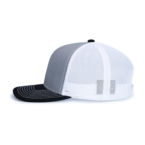 Image of Pacific Headwear Contrast Stitch Trucker Snapback