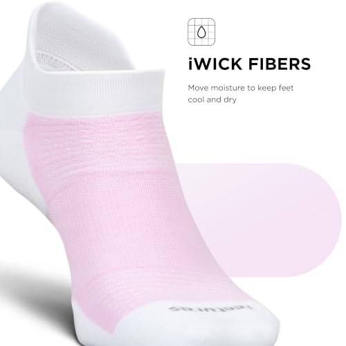 Image of Feetures High Performance Max Cushion Ankle Sock - Tab Socks for Women & Men with Heel Tab