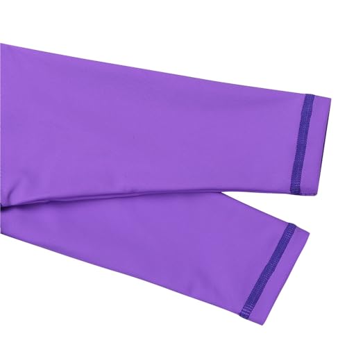 Image of HUAANIUE Toddler Girl Swimsuit Long Sleeve UPF50+ Sun Protection