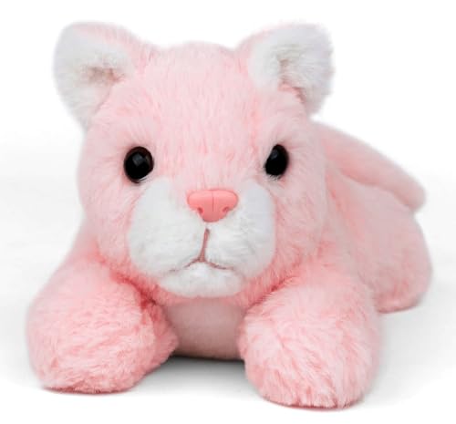Image of Babique Cat Stuffed Plush Animal | Teddy Bear Soft Toy |Ideal for Birthdays & Special Occasions Girls /Boys, Baby Kids -Pink, 25Cm