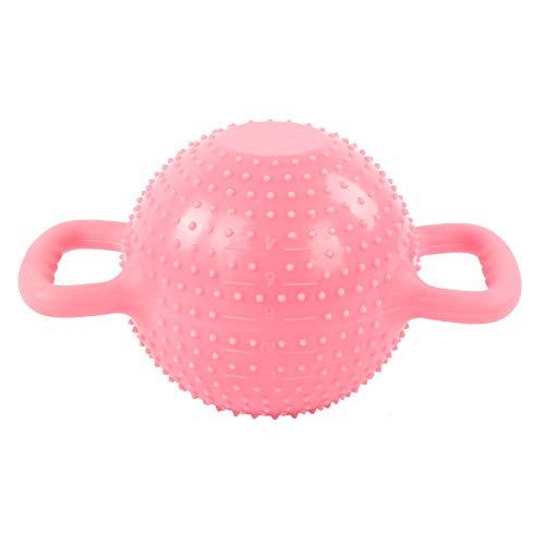 OVAQUIXI Pesa Rusa de Agua para Yoga, Material de PVC, Relleno de Agua Ajustable, de 4 a 12 Libras para Gimnasio en Casa y Entrenamiento de Cuerpo Completo (PINK)