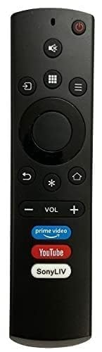 Image of ALERHA Original Replacement Remote Control Compatible with Thomson, Kodak, Blaupunkt Smart LED TV | Prime Video, YouTube, SonyLIV Hotkeys [Without Voice Feature]