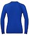 Roadbox Youth Boys Thermal Compression Shirt - Athletic Long Sleeve Fleece Undershirts for Kids Football Baseball Soccer Baselayer Royal Blue