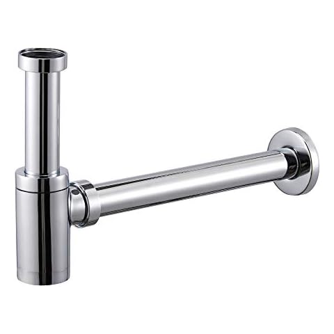 Deodorant Bottle Trap Bathroom Sink Tap Waste Pipe Round Chrome Adjustable Outlet Cover