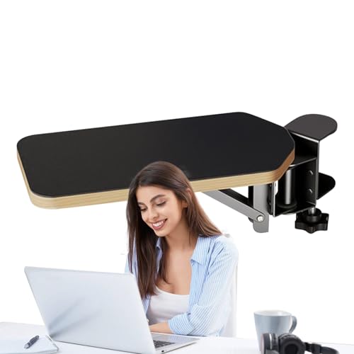REST ARM COMPUTER - Folletto soporte pivotable pivotable, actualización 90 grados | Tarjeta de reposo de muñeca giratoria, estabilizador de tipificación ergonómico, bandeja para oficinas para oficina