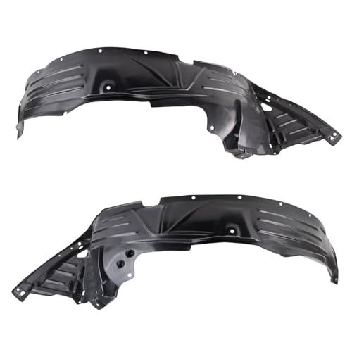 Image of TRQ Front Inner Fender Liner Set Compatible with 2007-2008 Honda Element HO1248129 HO1249123