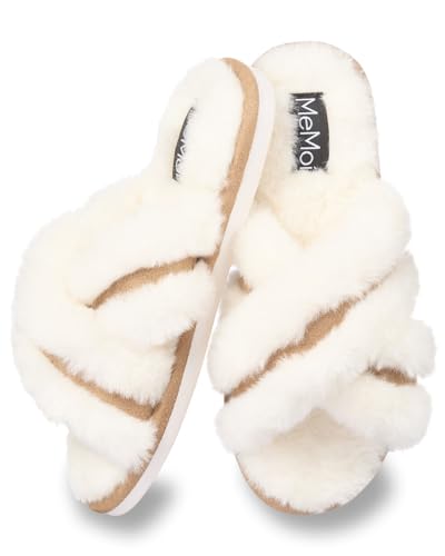 MeMoi Women's Serina Plush Faux Fur Slippers2